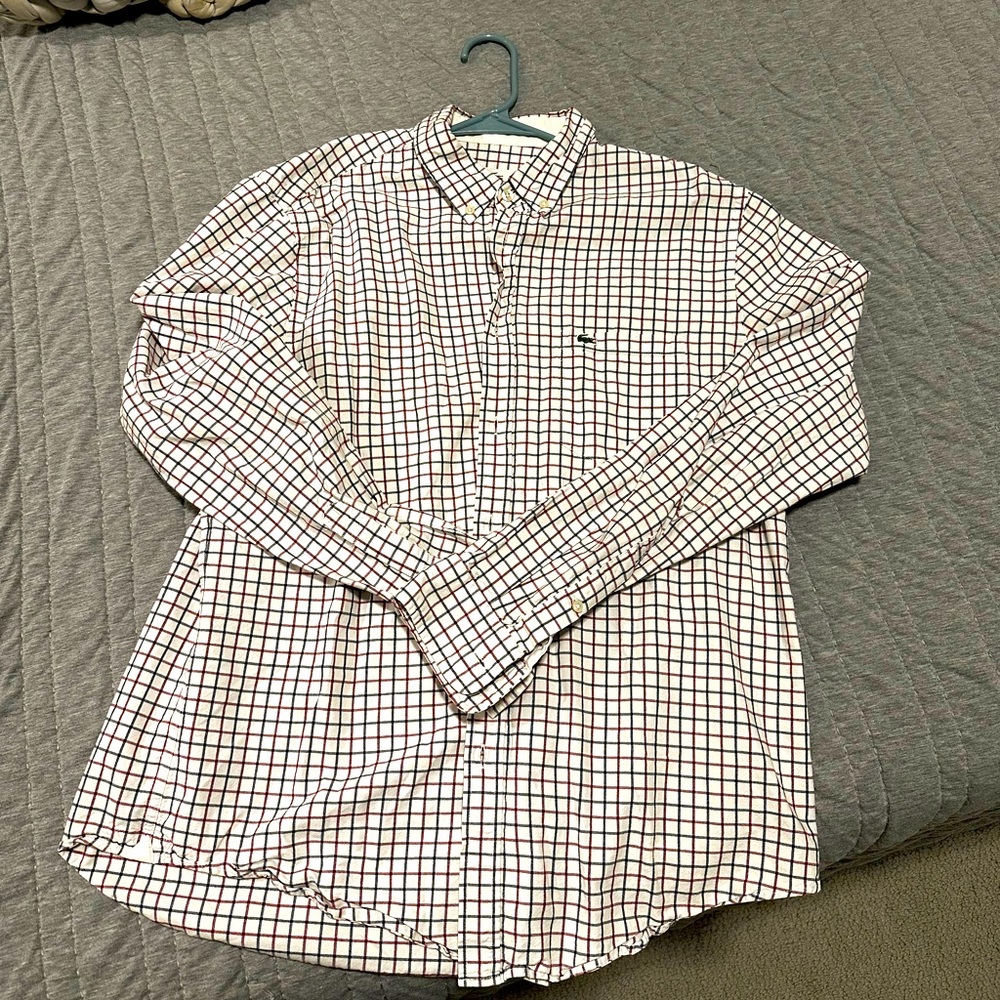 Lacoste Men’s Button Up - Euro Size 42